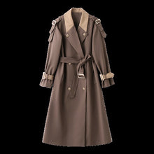 Trench Coat Women's Mid-length Casual Fashion Over The Knee Overcoat